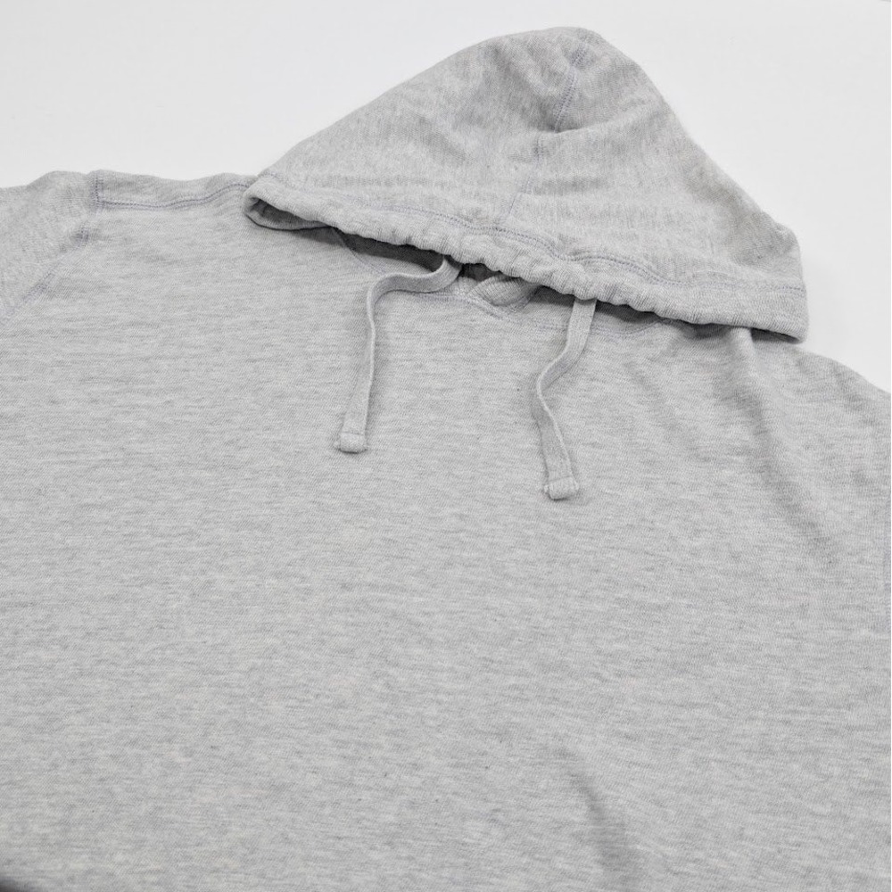 Faherty Sunwashed Slub Hoodie Mens 2XL Gray Organic Cotton Midweight Pullover‎